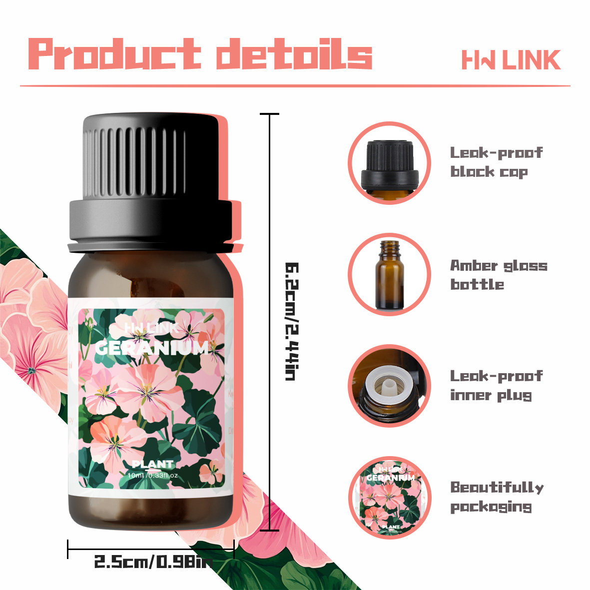 Olejki eteryczne z geranium 10 – Home Fragrance Gift recenzja i cena